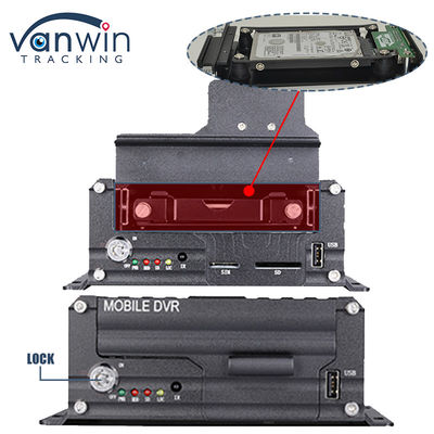 H.265 4CH 1080P HDD モバイルDVR 車両 CCTVビデオレコーダー キット カメラシステム MDVR