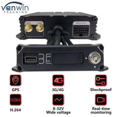 4CH デュアルSDカード モバイルDVR ミニサイズ 車内ブラックボックス CCTV 4G GPS MDVR