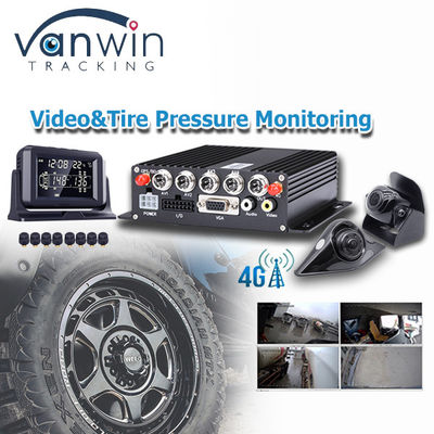 4CH 8CH SD Mdvr タイヤ圧力燃料モニタリング 運転記録機 車両追跡管理