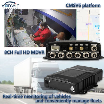 8CH ビデオ監視 HDD モバイル DVR 4G GPS WIFI MDVR リアルタイム監視