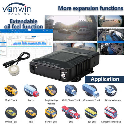 8CH ビデオ監視 HDD モバイル DVR 4G GPS WIFI MDVR リアルタイム監視