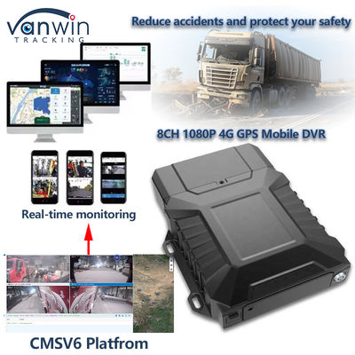 8CH ビデオ監視 HDD モバイル DVR 4G GPS WIFI MDVR リアルタイム監視