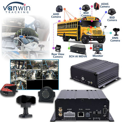 8CH AI モバイル DVR ADAS DMS BSD 機能 MDVR 高級車両セキュリティソリューション