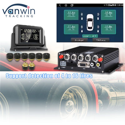 4CH GPS 4G リアルタイムモニタリング モバイル DVR 外部タイヤ圧力アラームモニタシステム