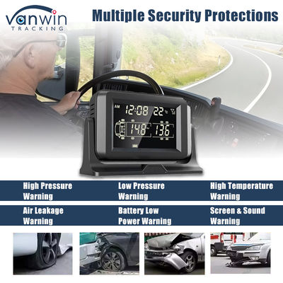 4CH GPS 4G リアルタイムモニタリング モバイル DVR 外部タイヤ圧力アラームモニタシステム