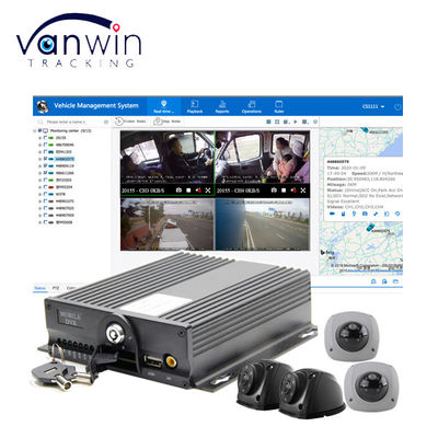 4CH 3G 4G GPS WIFI 1080P HD モバイル監視テレビ ビデオシステム