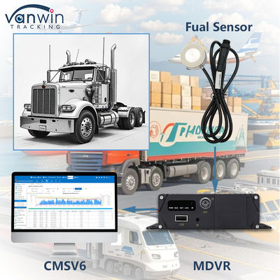 安全監視 モバイル DVR 燃料監視システム 車両 MDVR CCTV GPS 4G トラック用