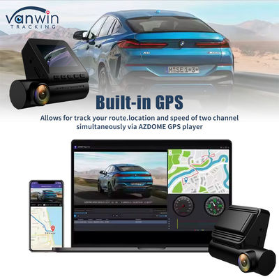 4G デュアルレンズダッシュカメラ ライブGPS 4K フロントとビデオレコーダー 車両ダッシュカメラ