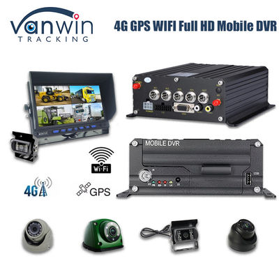 4CH 1080P HDD モバイル DVR 4G GPS リアルタイムモニタリング・トラッキングデータストーージデバイス