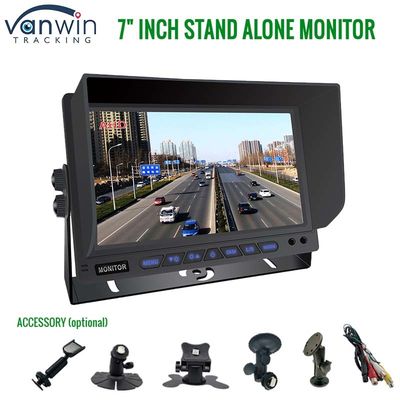 AHDモニター 4チャンネル 7インチ フルHD1080P MDVR スプリットディスプレイ 自動車モニター