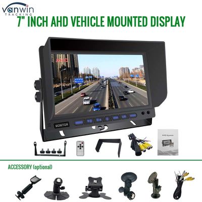 AHDモニター 4チャンネル 7インチ フルHD1080P MDVR スプリットディスプレイ 自動車モニター