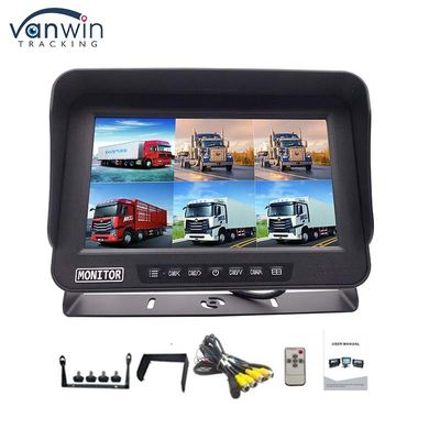 AHD 1080P MDVR モニター 10.1 インチ 6 チャネル 防水 スプリットディスプレイ モニター 車両用 SD カード