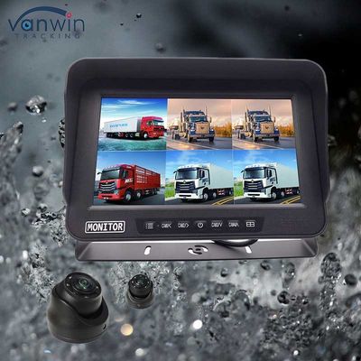 AHD 1080P MDVR モニター 10.1 インチ 6 チャネル 防水 スプリットディスプレイ モニター 車両用 SD カード