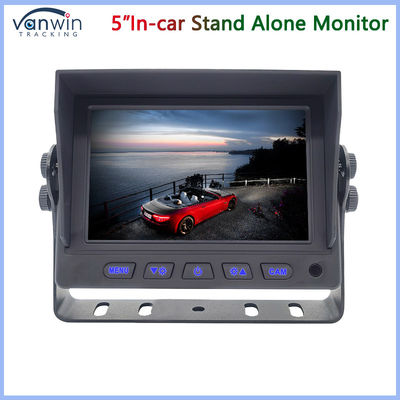 ミニ 5インチカー TFTモニター 2 Way AHD 1080P 720P CVBS U 形ブラケット付き混合ビデオ入力