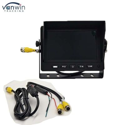 5インチLCDスクリーン TFTカーモニター メタルコネクタ+4PIN CCD カラー リアビュー バックカメラ 12-24v カーバンバンRv