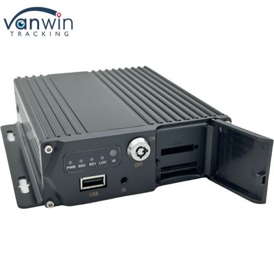 カスタマイズされた 1080P 4CH MDVR 運転記録器 3G 4G GPS WiFi バス 車両 トラック 4チャネル 艦隊管理 モバイル Dvr システム