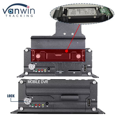 プロ 4CH HDD DVR サポート ADAS DMS BSD 機能 4G GPS 車両トラッカー