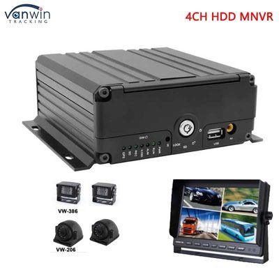 4CH 1080P AHD 3G 4G WIFI と GPS SD HHD バス / トラック / タクシー用のモバイル NVR