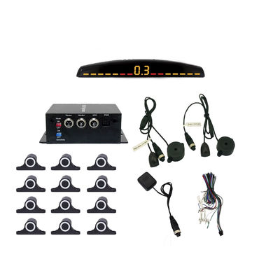 車のバックアップAuto Parktronic LED駐車センサー 16センサを備えたバックアップカー駐車モニター 検出器システムバックライト