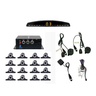 車のバックアップAuto Parktronic LED駐車センサー 16センサを備えたバックアップカー駐車モニター 検出器システムバックライト