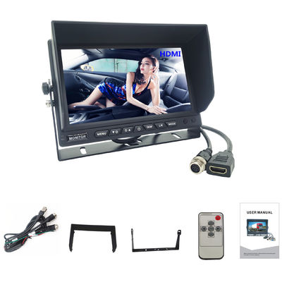 7 インチ 高解像度 1024×600 解像度 MDVR の HDMI コネクタ付き カー テレビ モニター
