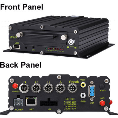 8CH 4CH 4G GPS ADAS DMS 2TB HDD SD モバイル DVR キット AI MDVR GPS追跡システム タクシー MDVR