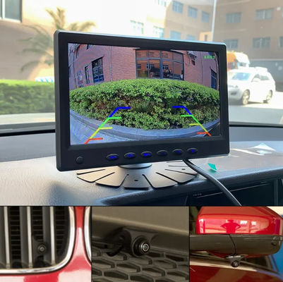 ミニ AHD 1080P 防水 フロント サイド バック ビュー カメラ ナイト ビジョン 170° フィッシュアイ レンズ カー リバース バックアップ カメラ