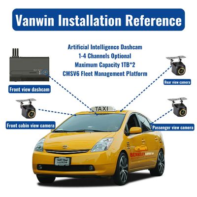 DC 12V ミニ Cmsv7 H.265 1080P 車載カメラ 自動ダッシュカム MDVR 4G GPS リモートコントロールレコーダー 1-4 チャンネル ドライブレコーダー Cmsv6 プラットフォーム モバイル MDVR