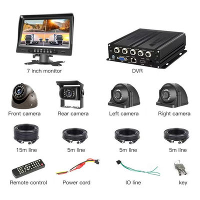 1080P 4CH モバイル DVR 4G SIM WiFi GPS ビデオ 車両 トラック CCTV カメラ システム DVR