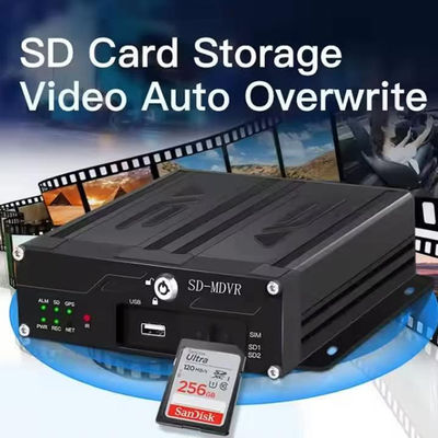 1080P 4CH モバイル DVR 4G SIM WiFi GPS ビデオ 車両 トラック CCTV カメラ システム DVR