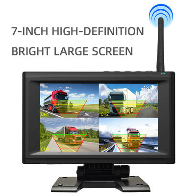 7インチ防水ディスプレイ画面 1/2/4CH ワイヤレス自動充電監視カメラシステム