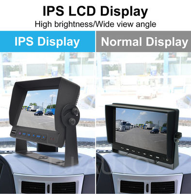 1080P 4CH MDVRカメラ 防水 7インチモニター レコーダー 4G GPS バックカメラ 車両 バス トラック 車 バック補助