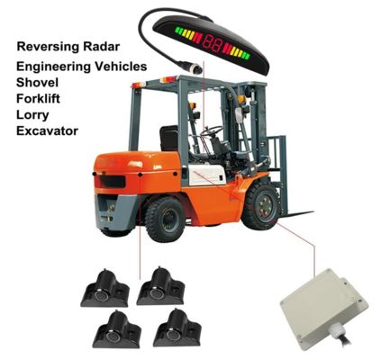 Waterproof 24V Parking Sensor System for Truck Trailer Bus