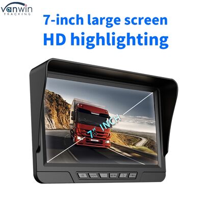AI Car Video Recorder 7 Inch IPS Touchscreen with Blind Spot Detection and Rear View Camera for Trucks and Motorhomes