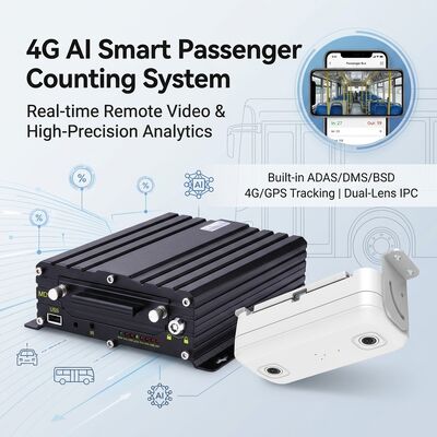 4G WIFI バス 人数計測システム 98% 正確 MDVR