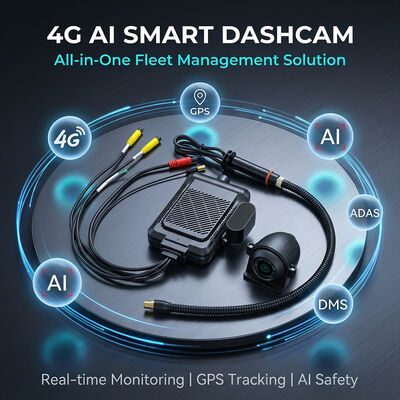 スマート4Gダッシュレコーダー AIビデオテレマティクス GPS WiFi&SOSパニックボタンを搭載