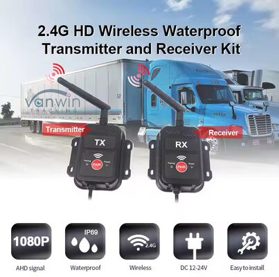 2.4G ワイヤレス送受信機 AHD トラック・バス・トラックカメラトランスミッターワイヤレスデバイスに適しています