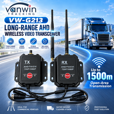 2.4G ワイヤレス送受信機 AHD トラック・バス・トラックカメラトランスミッターワイヤレスデバイスに適しています