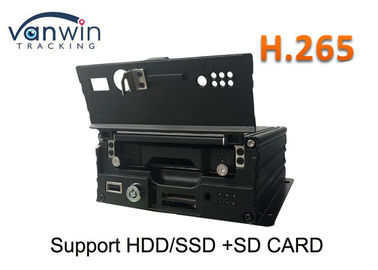 動き検出を用いるセンサーH.265 HDD 4チャネル1080P RJ45の港HD移動式DVRに燃料を供給して下さい