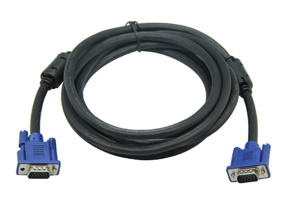 男性へのVGAケーブルの男性への高速ビデオ15PIN VGA CCTVシステムのための8mm