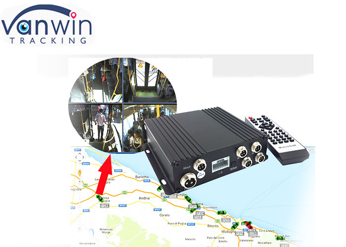 AHD 1080P 4G GPS SD バス車両移動データレコーダー