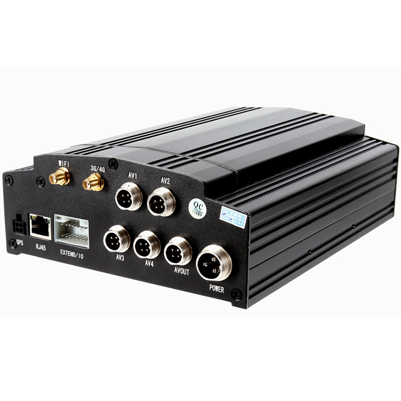 バスのための警報燃料センサーRFIDの解決との720P AHD 4ch 3G HDD移動式DVR
