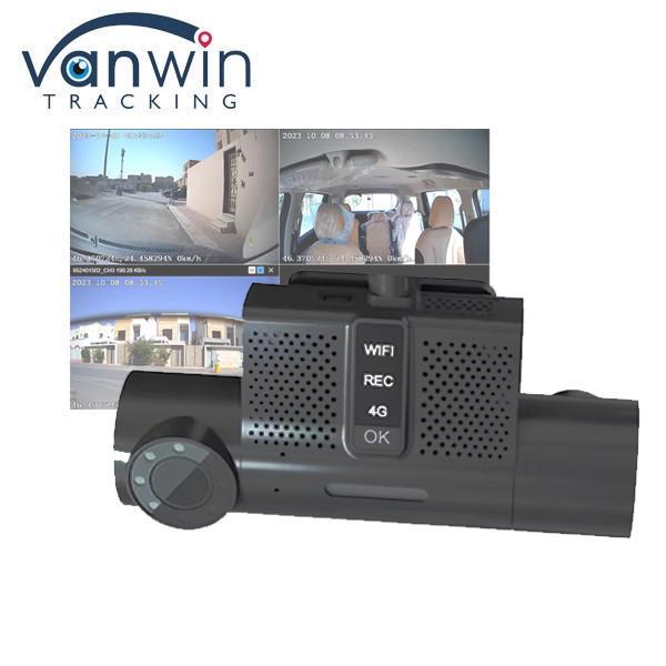 ミニサイズ 携帯型 2CH 車用ブラックボックス 3G/4G WIFI GPS タクシー用