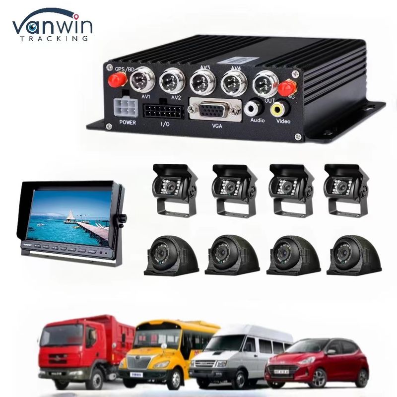 8CH 1080P H.265 HD GPS 車両 モバイル DVR レコーダー 12V 2.5A と 5V 2A 出力
