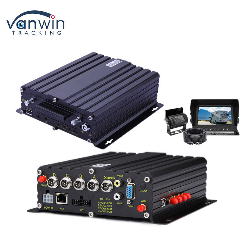 H.265 4CH HD 車両 モバイル DVR 1080P AI カーレコーダー アラーム入力 パルス速度入力