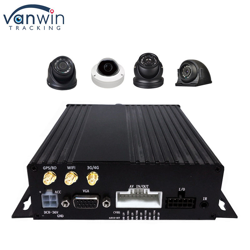 GPS 1080P HD 4CH モバイル DVR SD カード サムルト WIFI バス 車両 デジタル ビデオ 録音機