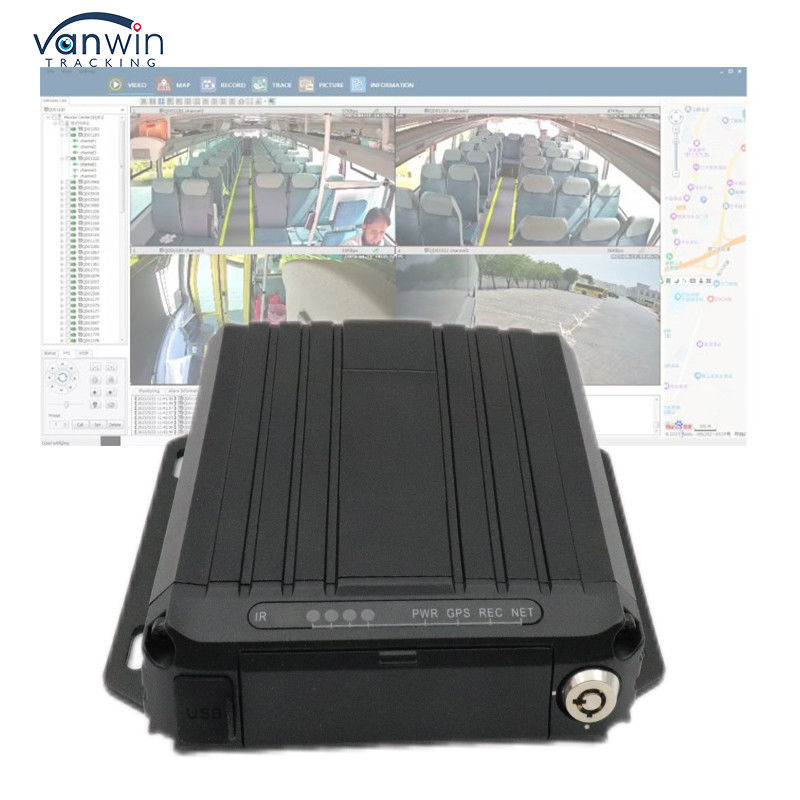 4Gオンラインビデオ追跡 GPS モバイルDVR 1080p SDカード 4チャネルシムカード GPS 車両 CCTVカメラ