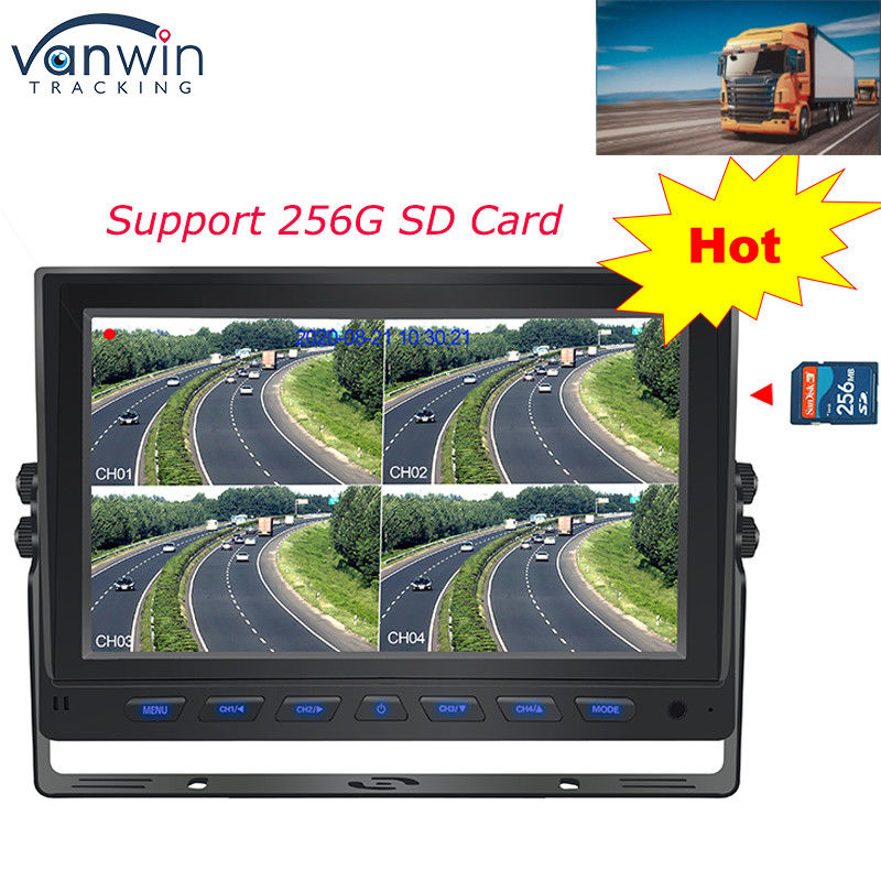 7インチリアルタイムGPS 4G AHD 4CHモニター TFTカーモニター