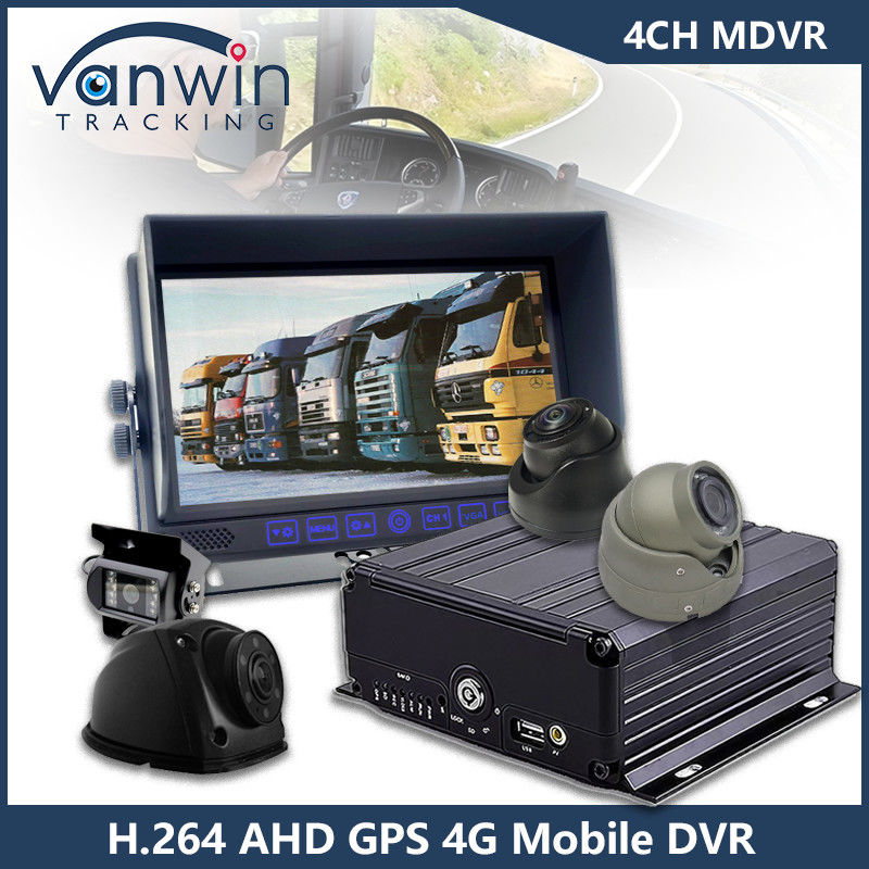 4CH GPS 4G WiFi モバイル DVR フルHD 1080P カーカメラ HDD Mdvr バス・バン トラック 車両
