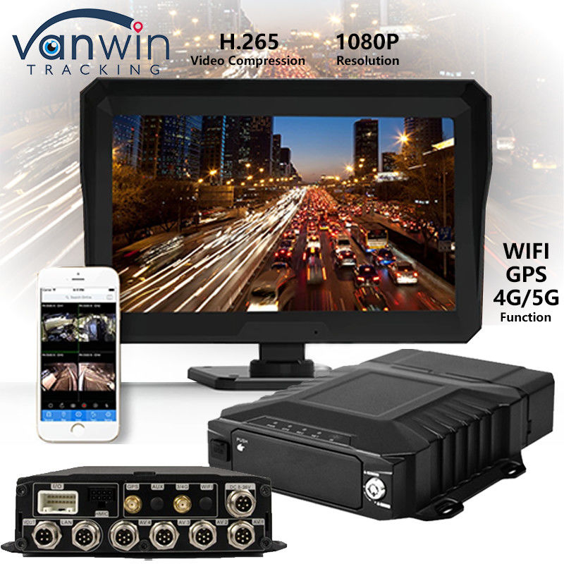 8CH 1080P AHD HDD モバイル DVR 4G GPS MDVR レコーダー トラック セキュリティモニター 警報システム
